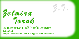 zelmira torok business card